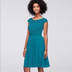 short lace formal dress